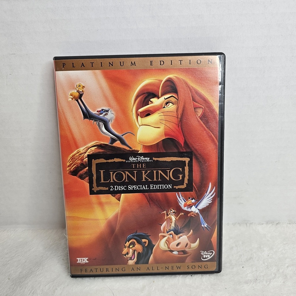 Disney The Lion King DVD Platinum Edition 2-Disc Special Edition Widescreen THX